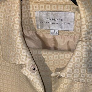 TAHARI- Pastel Yellow Jacket/Skirt Set